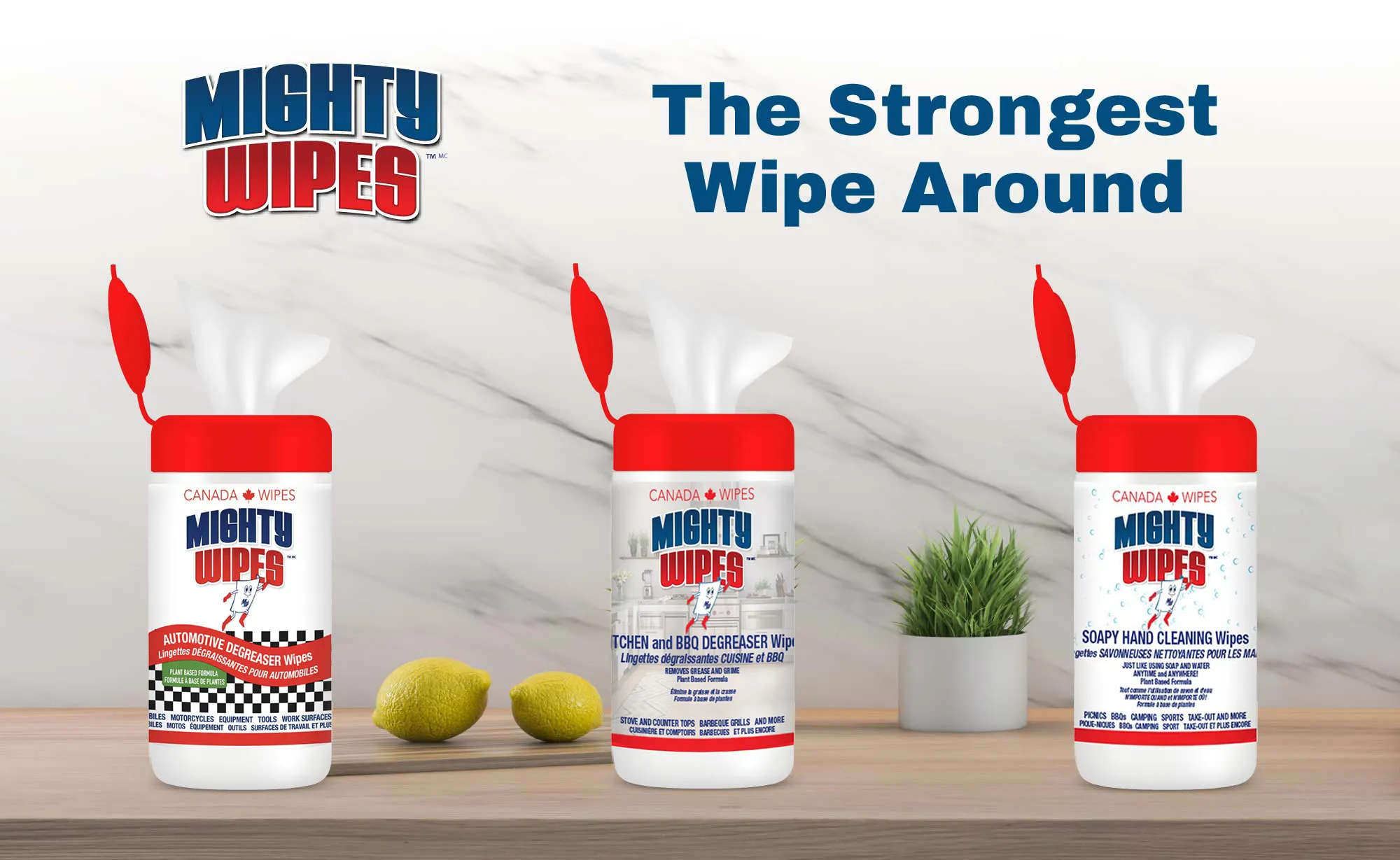 MIGHTY WIPES™ Kitchen and BBQ Degreaser Wipes – Canada Wipes